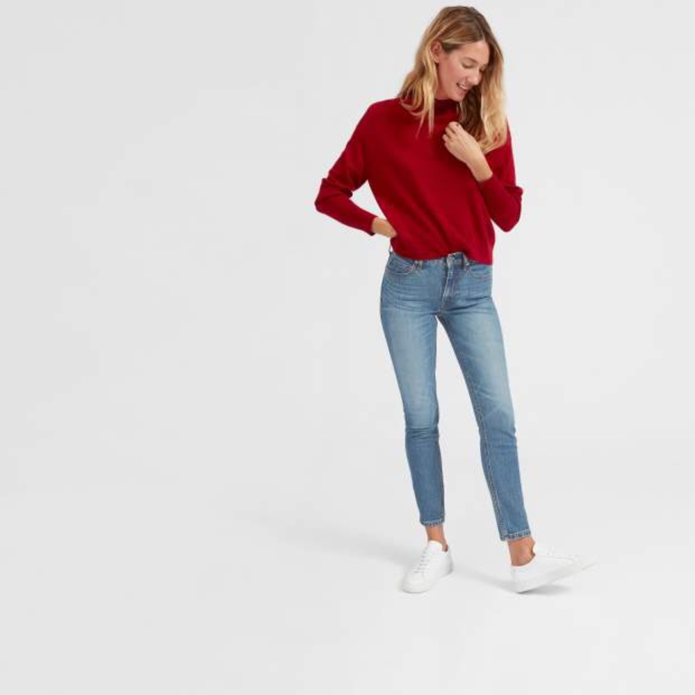 EVERLANE Mid Rise Skinny Jean Sz 25
